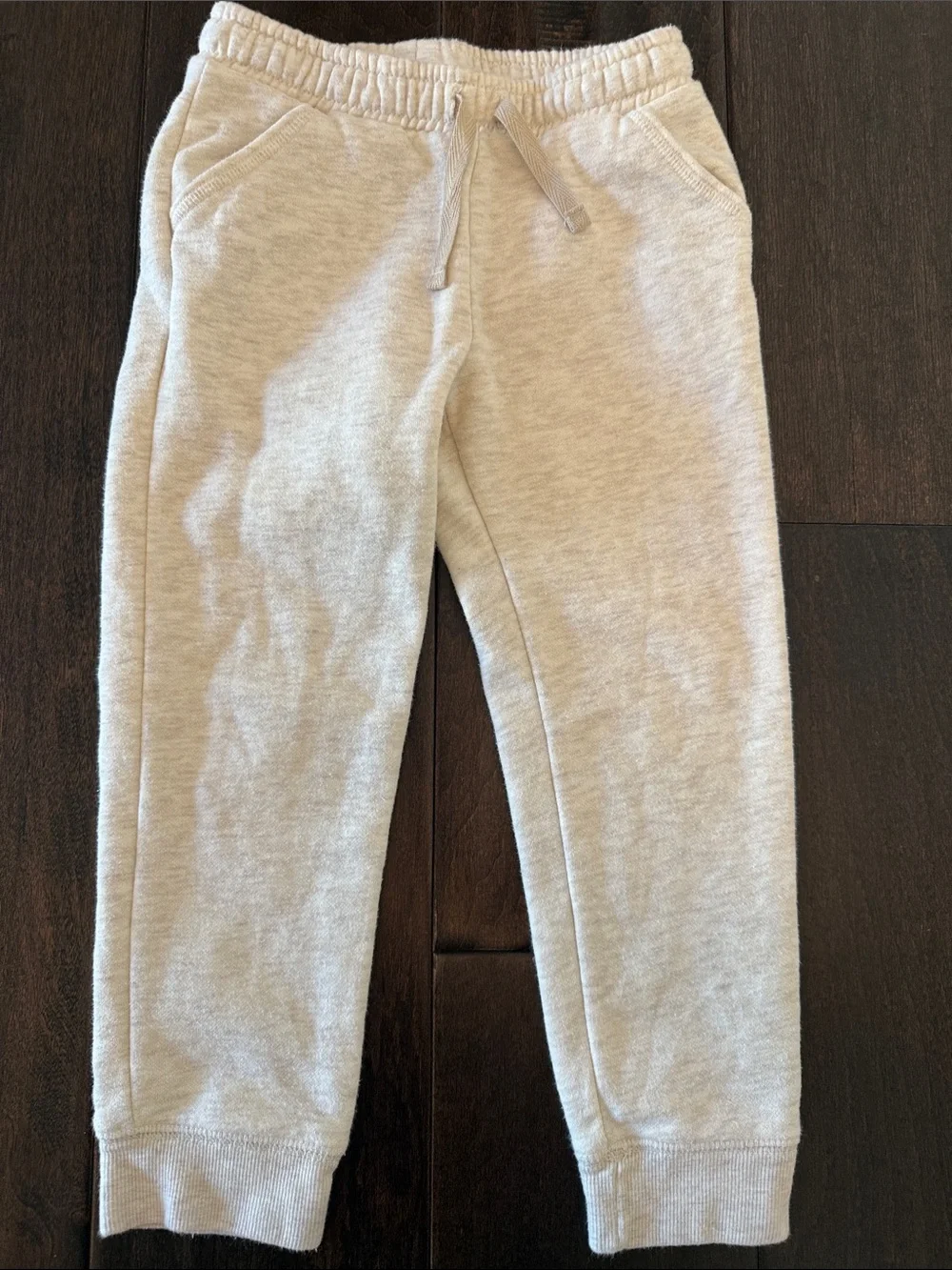 Great Cat and Jack Bundle of Everyday Jogger Pants - Black, Light Gray, Cream - Picture 9 of 12